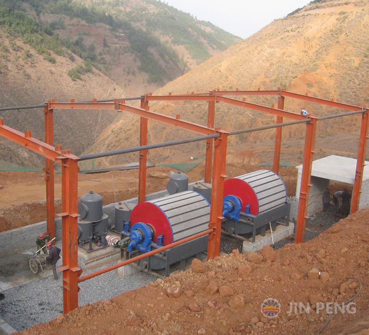 Tailings dry discharge process flowsheet